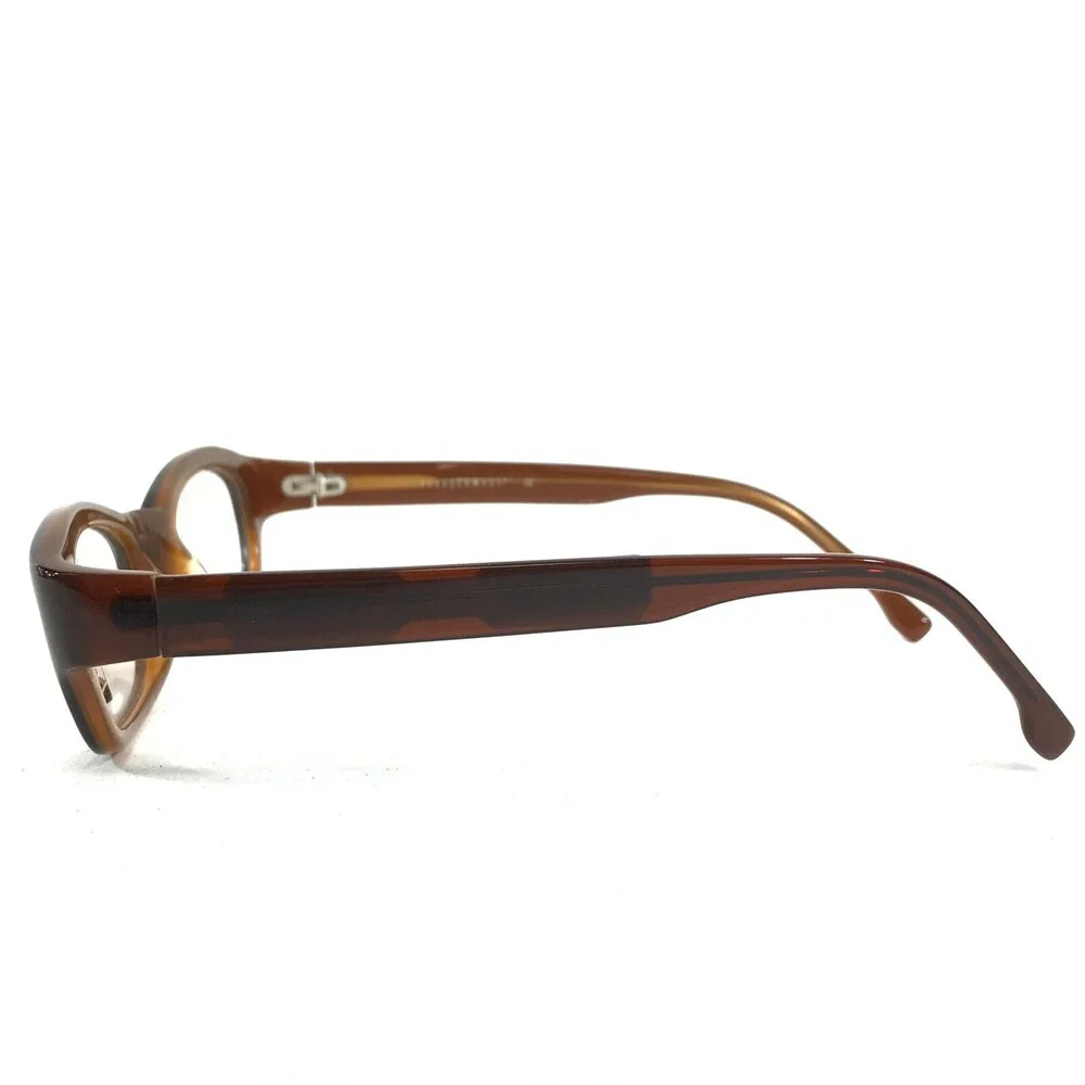 FreudenHaus 365 Eyeglasses Frames Charles:bbb Shiny Brown Thick Rim 46-17-135